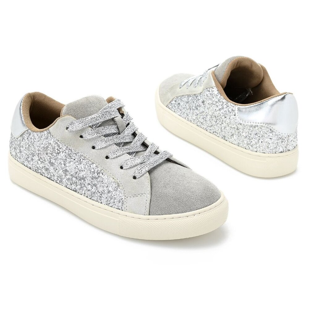CORKYS DAZZLE SILVER SNEAKERS